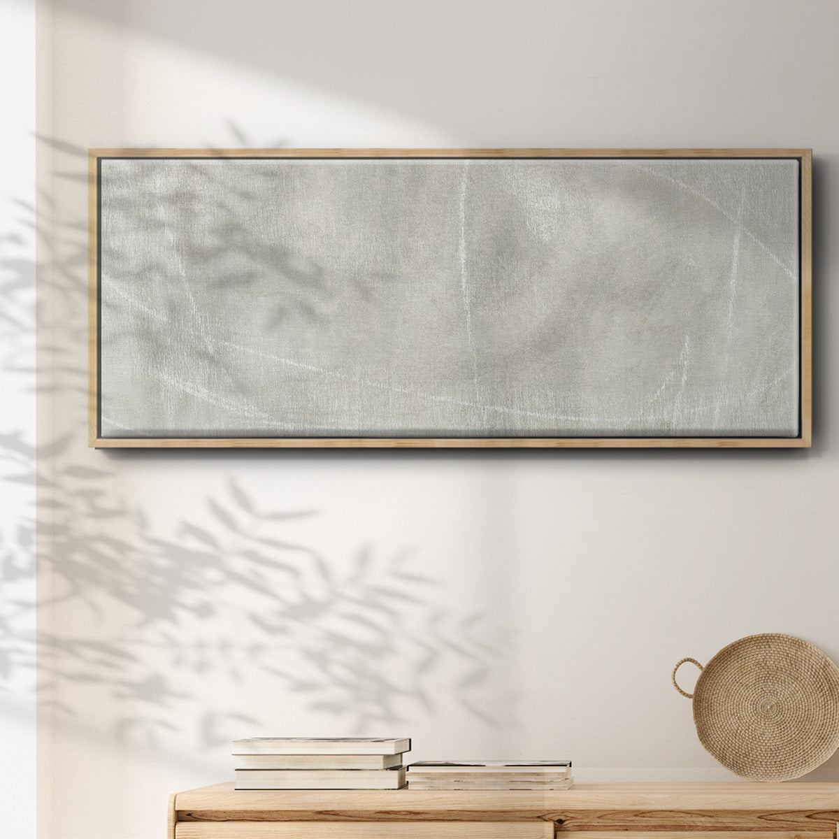 Stone Shadows I - Floater Framed Canvas Print