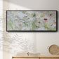 Jardin Blanc - Floater Framed Canvas Print