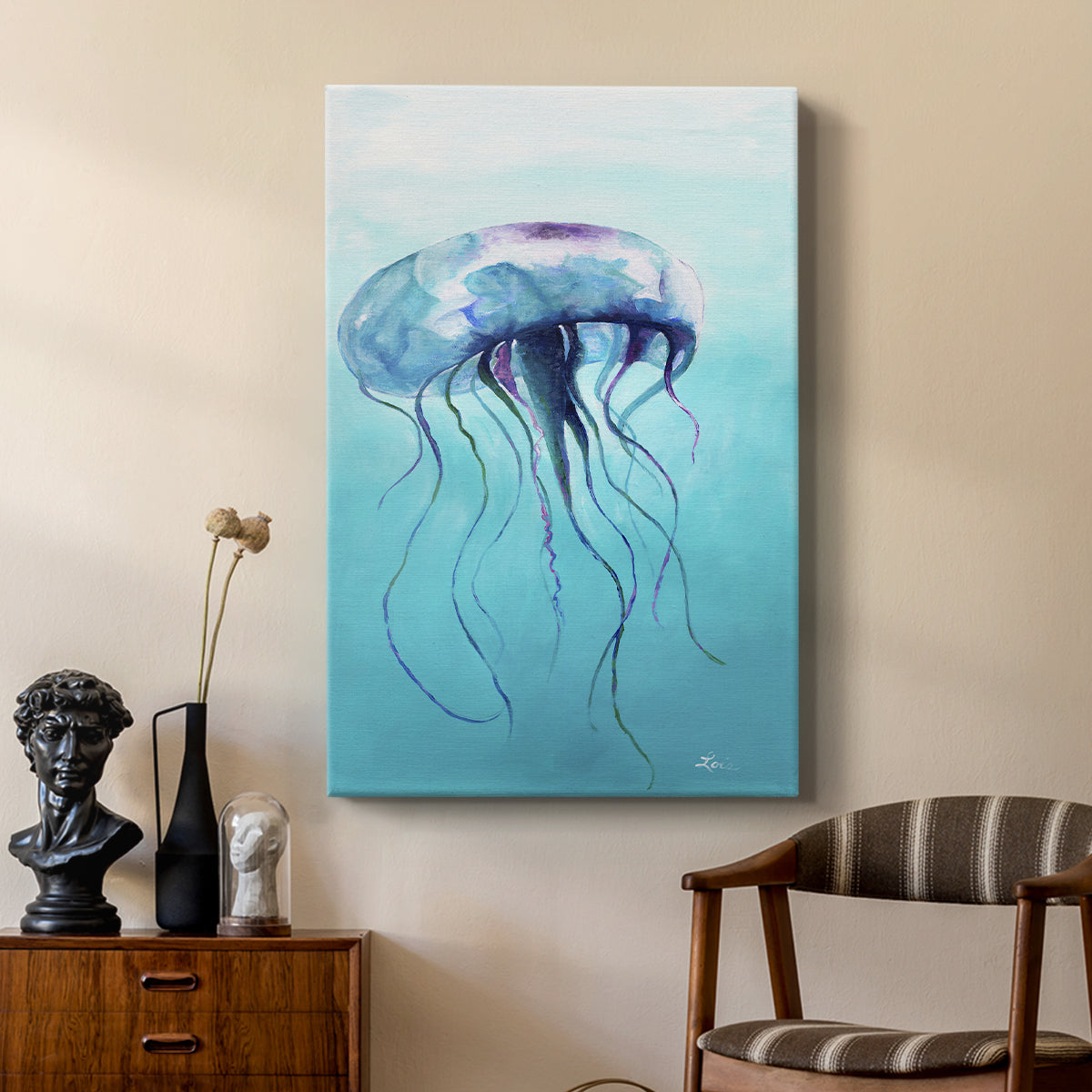 Jelly Fish - Canvas Art Print