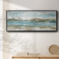 Peaceful Beach I - Floater Framed Canvas Print