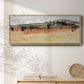 Bridges Ochre II - Floater Framed Canvas Print