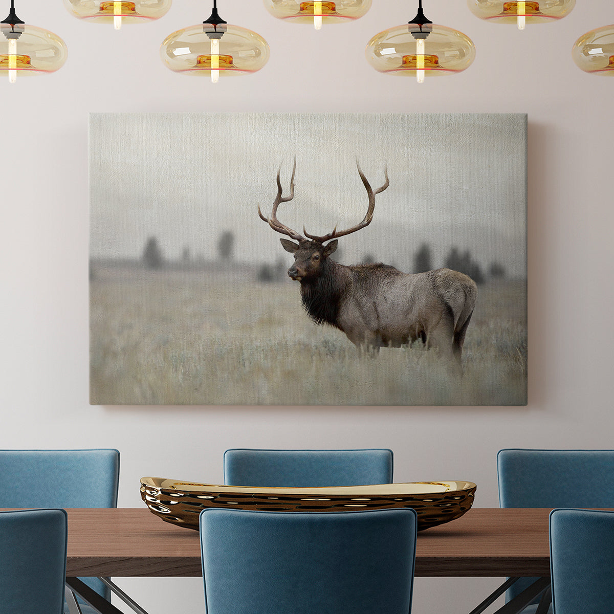 Grand Elk - Canvas Art Print