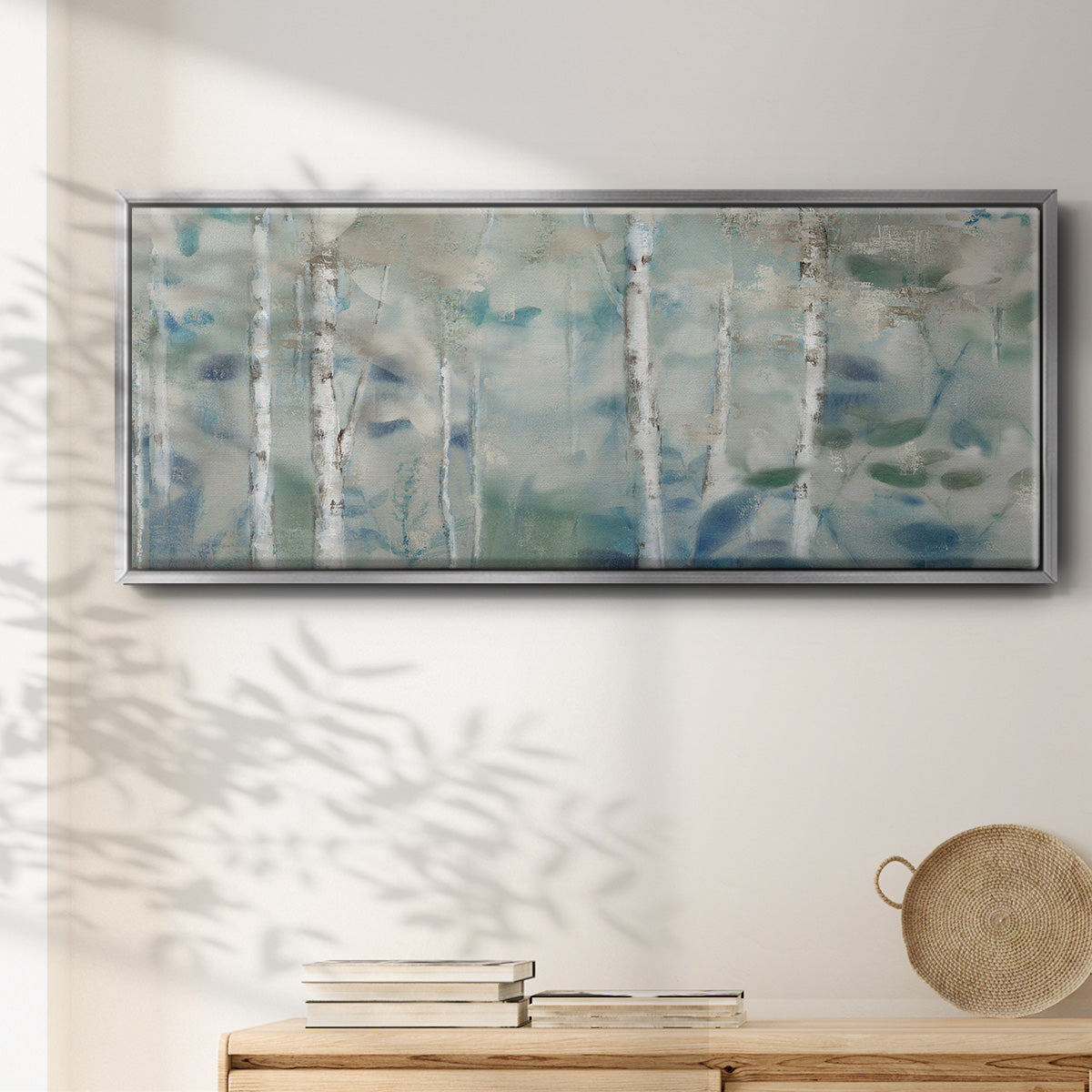 Zen Forest II - Floater Framed Canvas Print