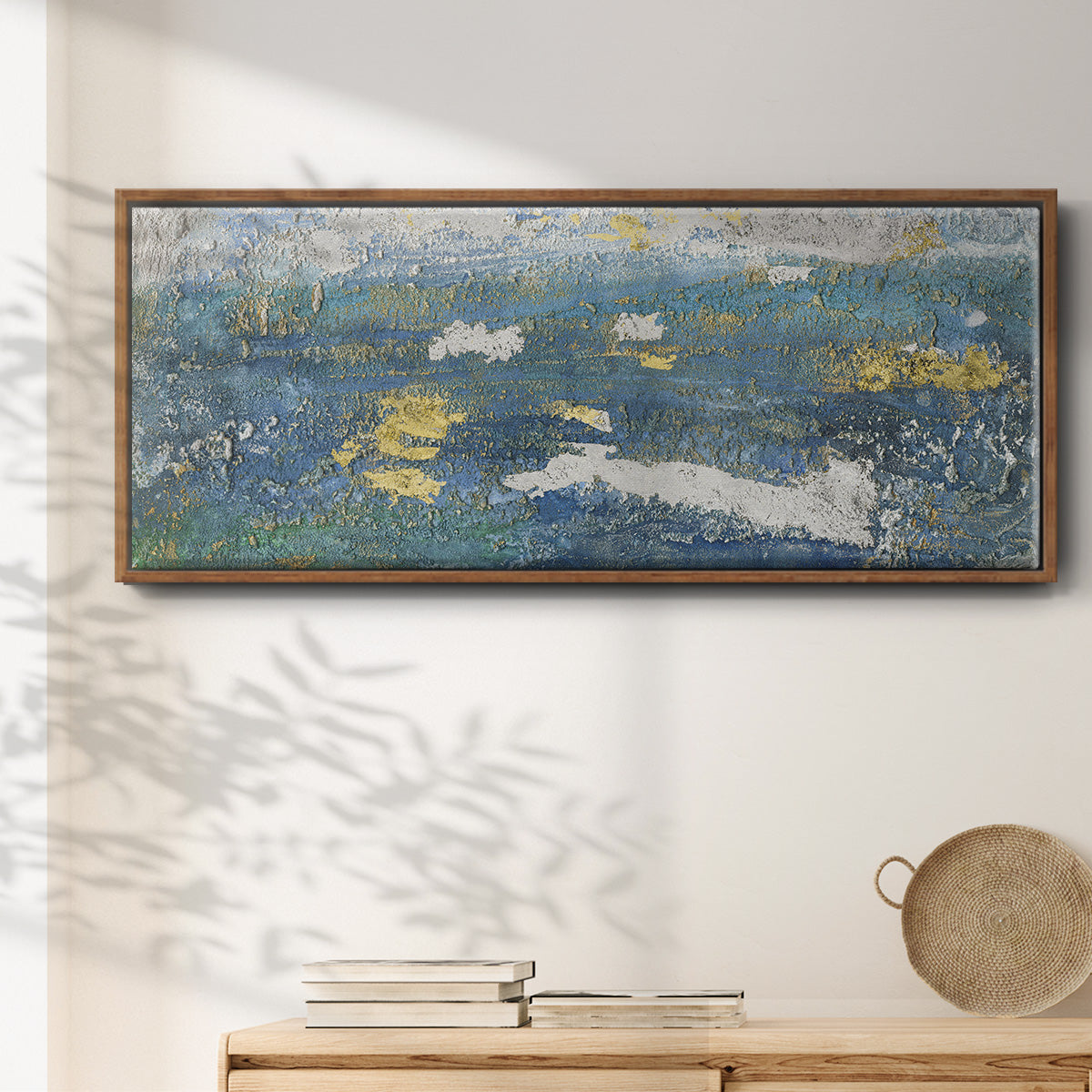 Sparkling Sea II - Floater Framed Canvas Print