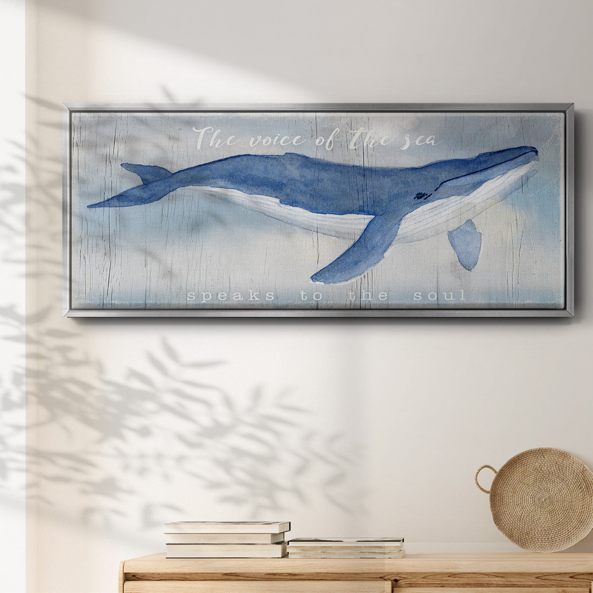 Voice of the Sea - Floater Framed Canvas Print