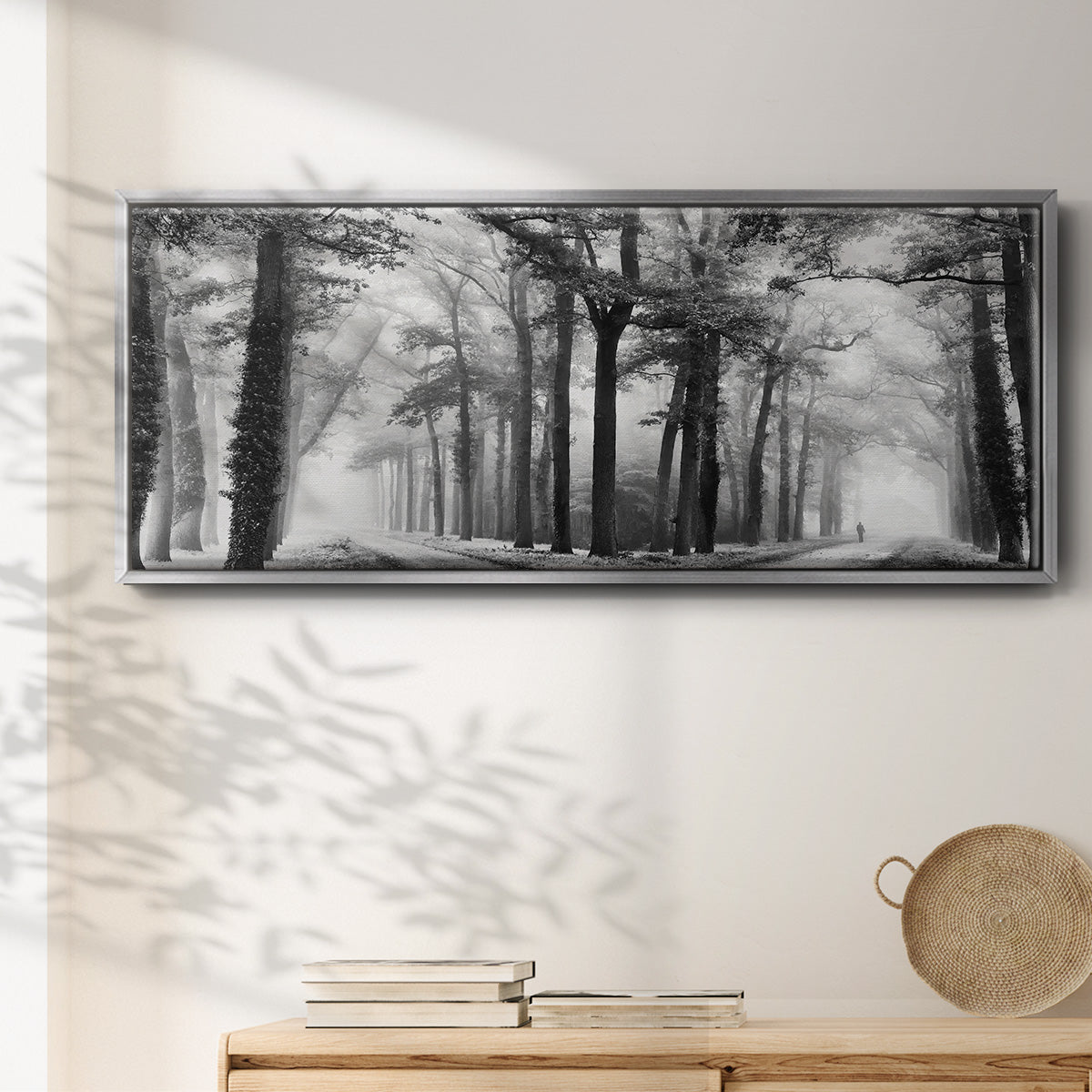 Turning Left Wasn't Right - Floater Framed Canvas Print
