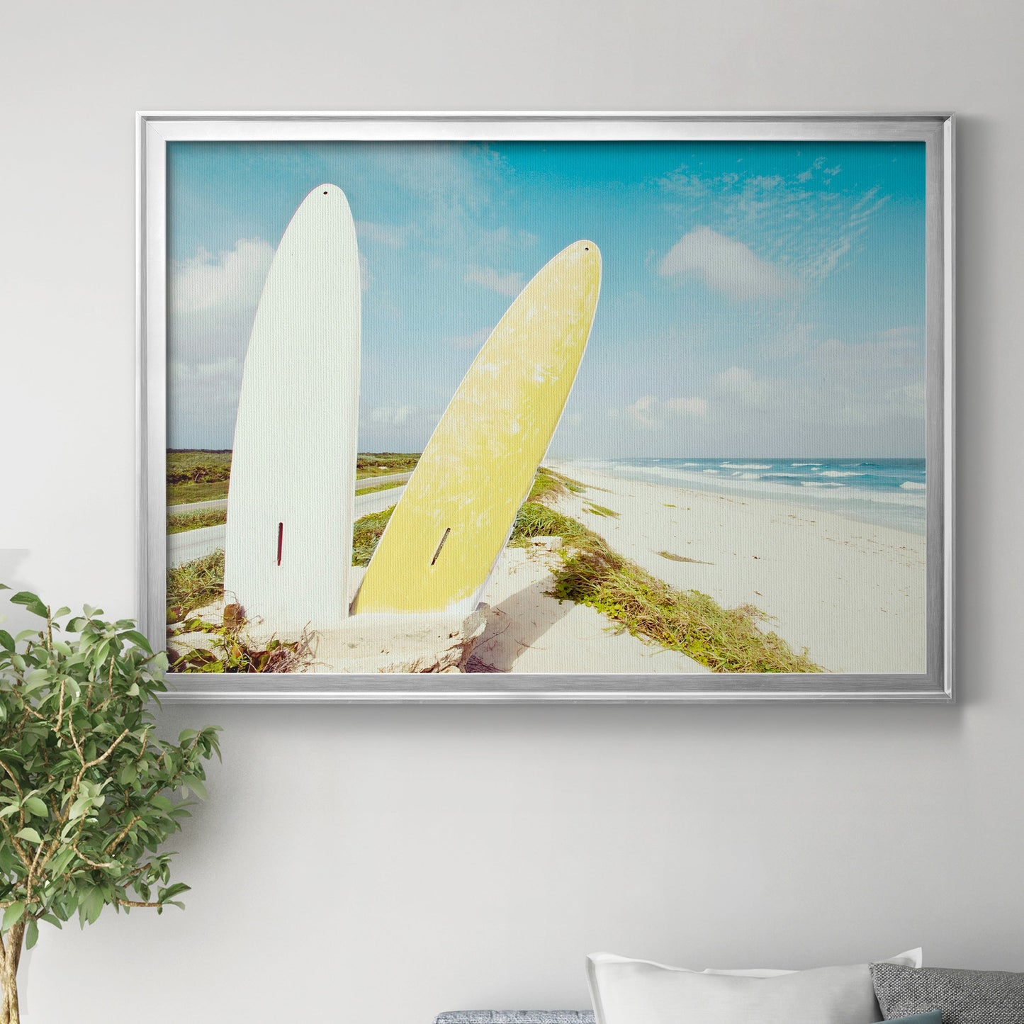 Punta Morena Beach Premium Classic Framed Canvas - Ready to Hang