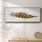Tail Feather I - Floater Framed Canvas Print