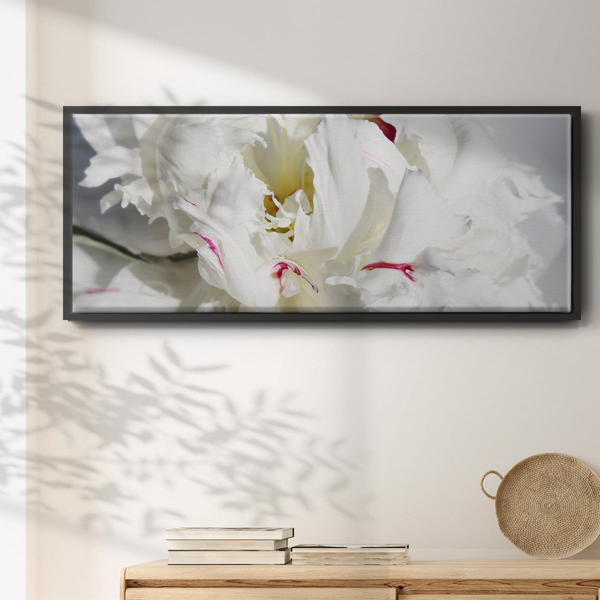 Breathless I - Floater Framed Canvas Print