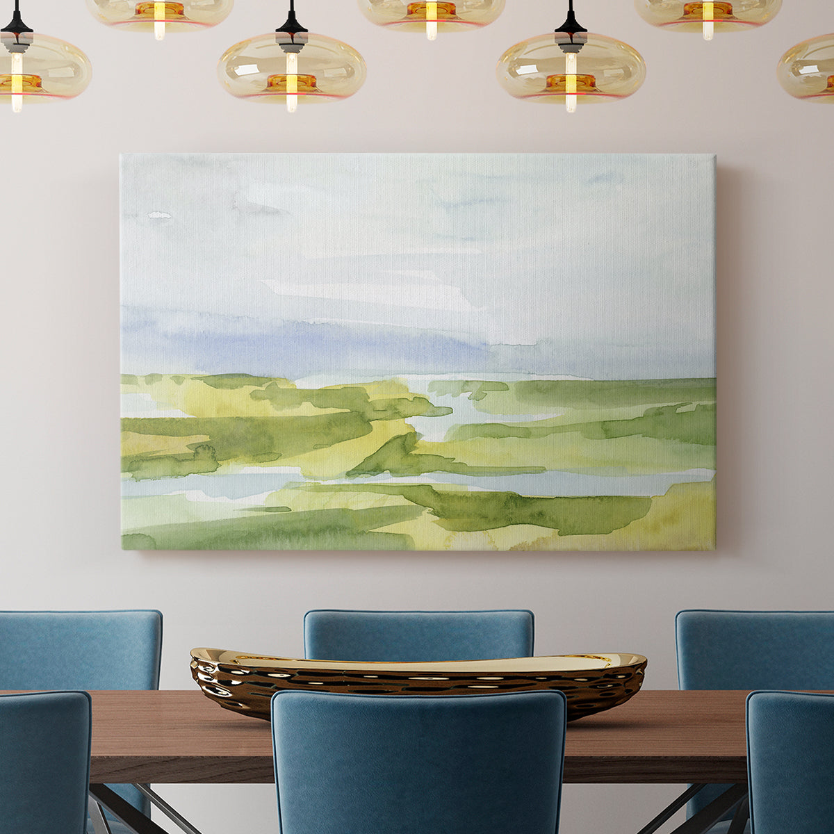 Watery Lowlands III - Canvas Art Print