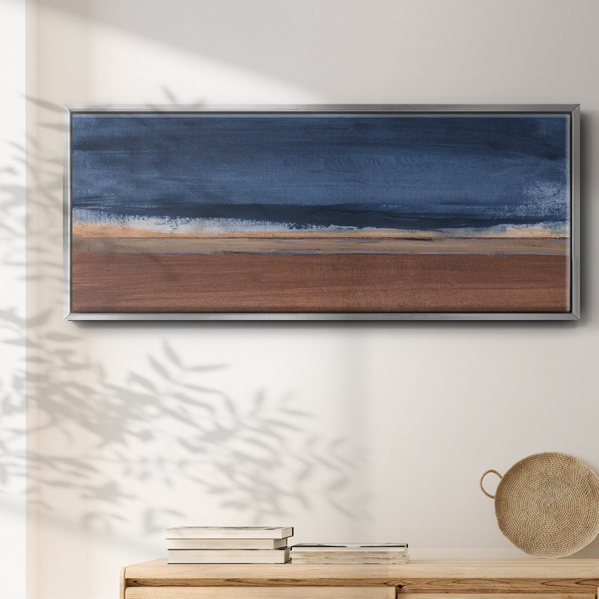 Night Sky - Floater Framed Canvas Print