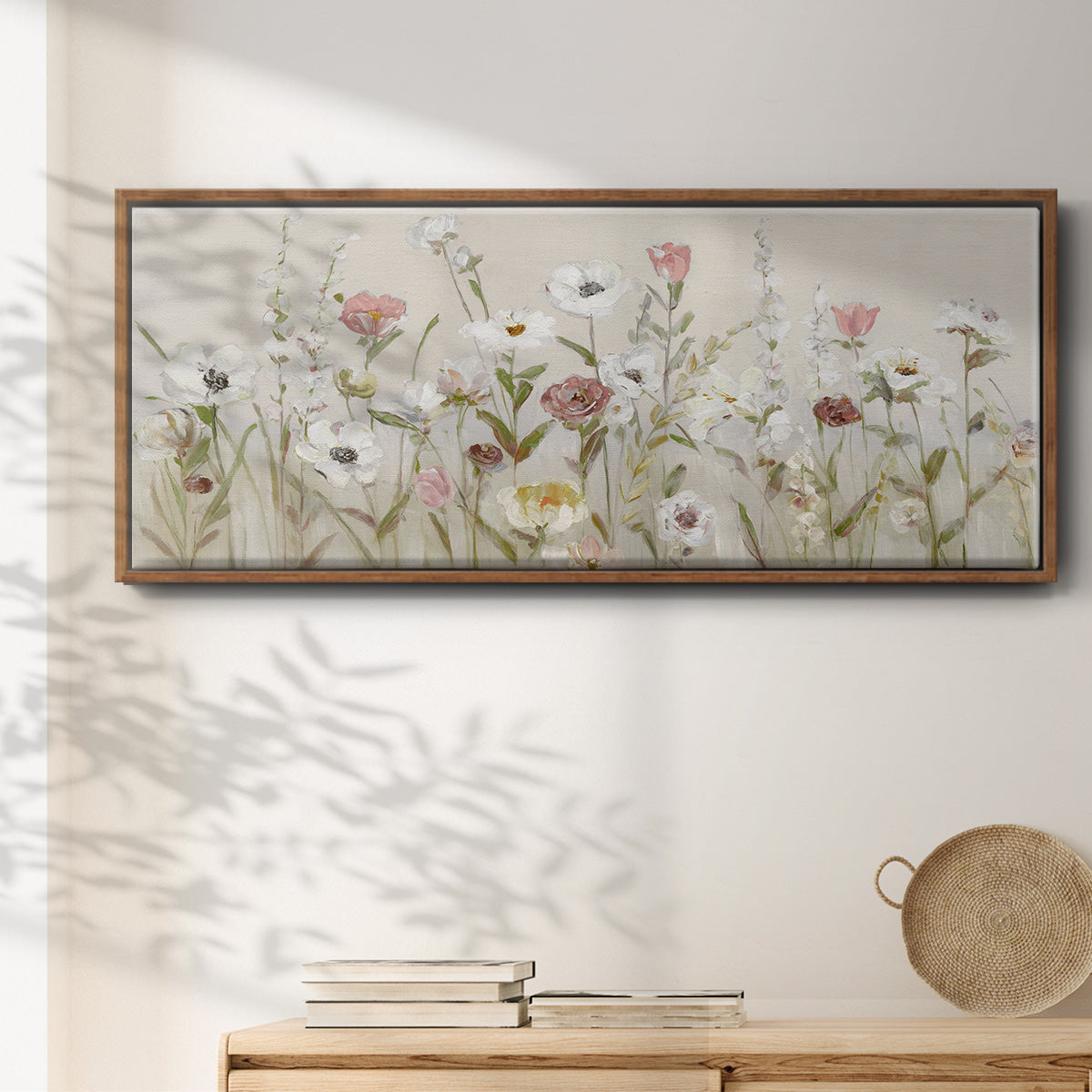 Bloomin Around - Floater Framed Canvas Print
