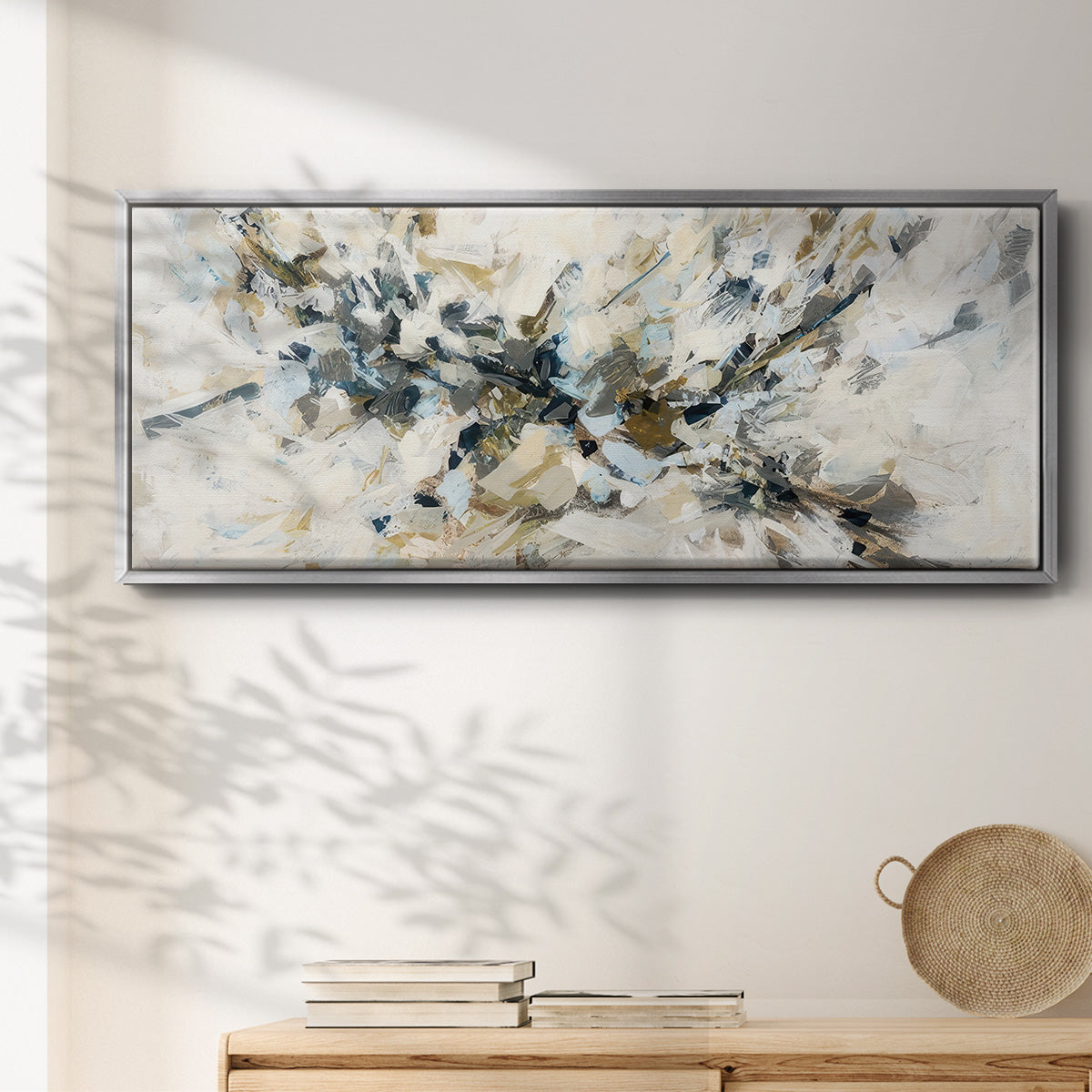 Rising Falcon - Floater Framed Canvas Print