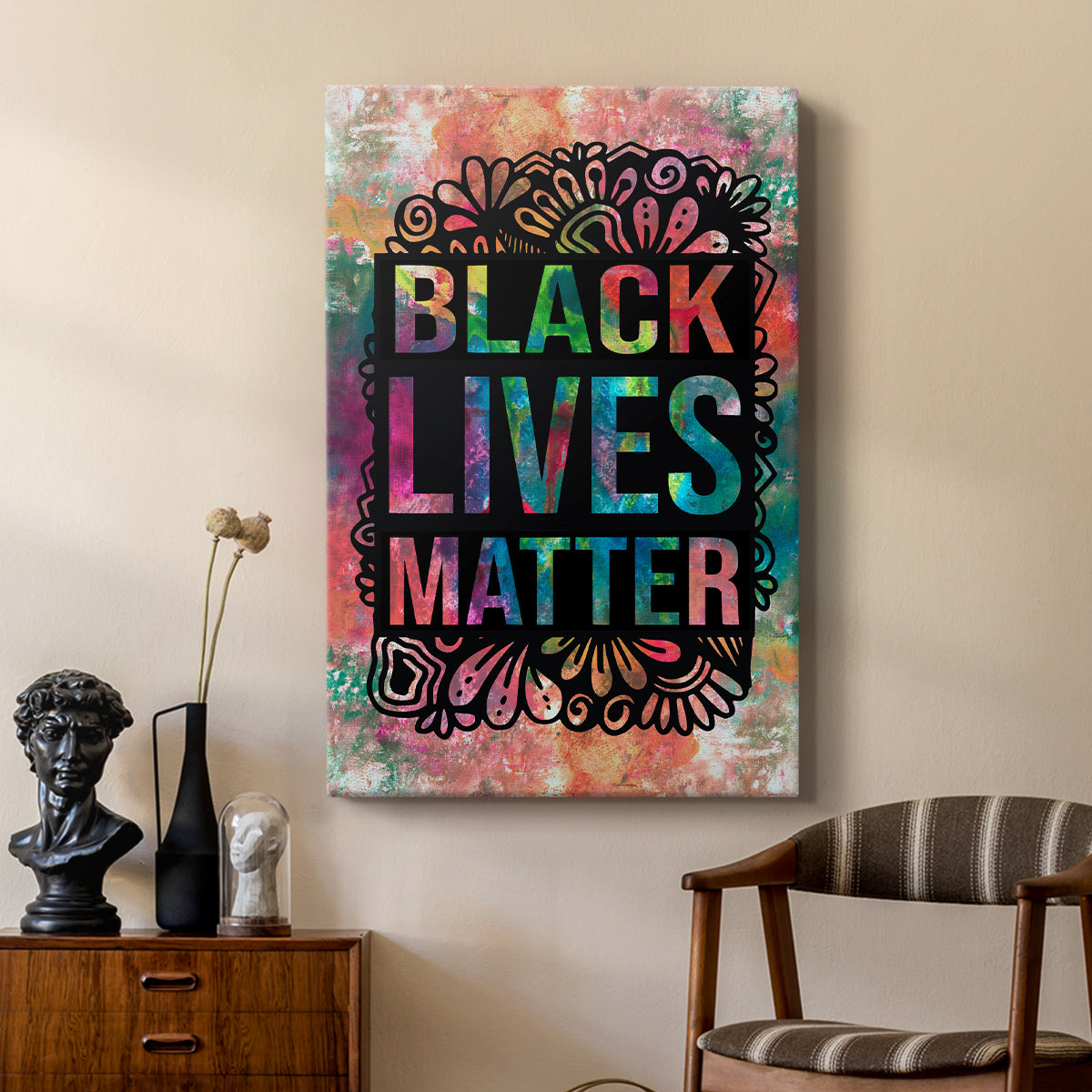 Graffiti Black Lives Matter - Canvas Art Print