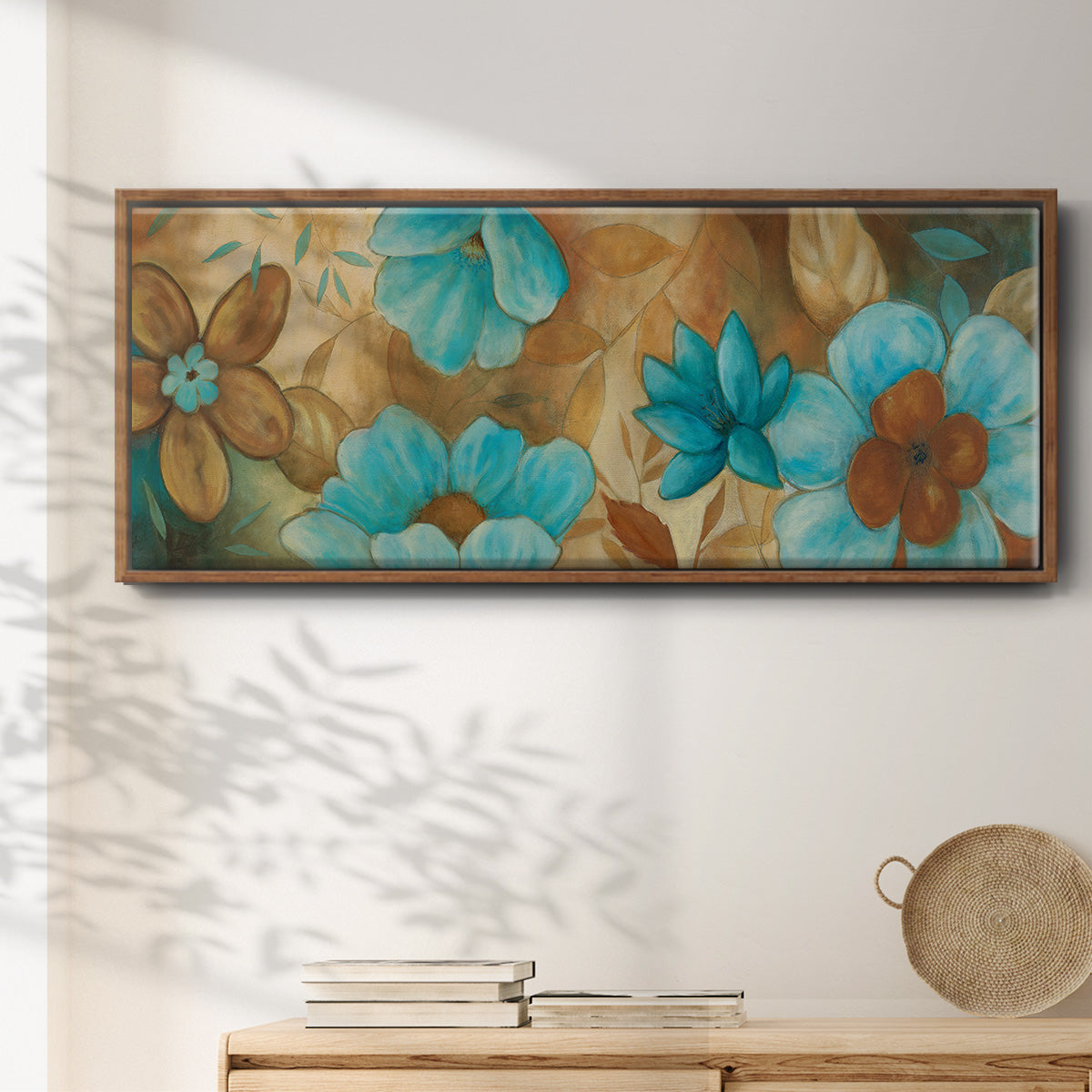 Garden Glow II - Floater Framed Canvas Print