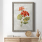 Linen Geranium - Premium Canvas Framed in Barnwood - Ready to Hang