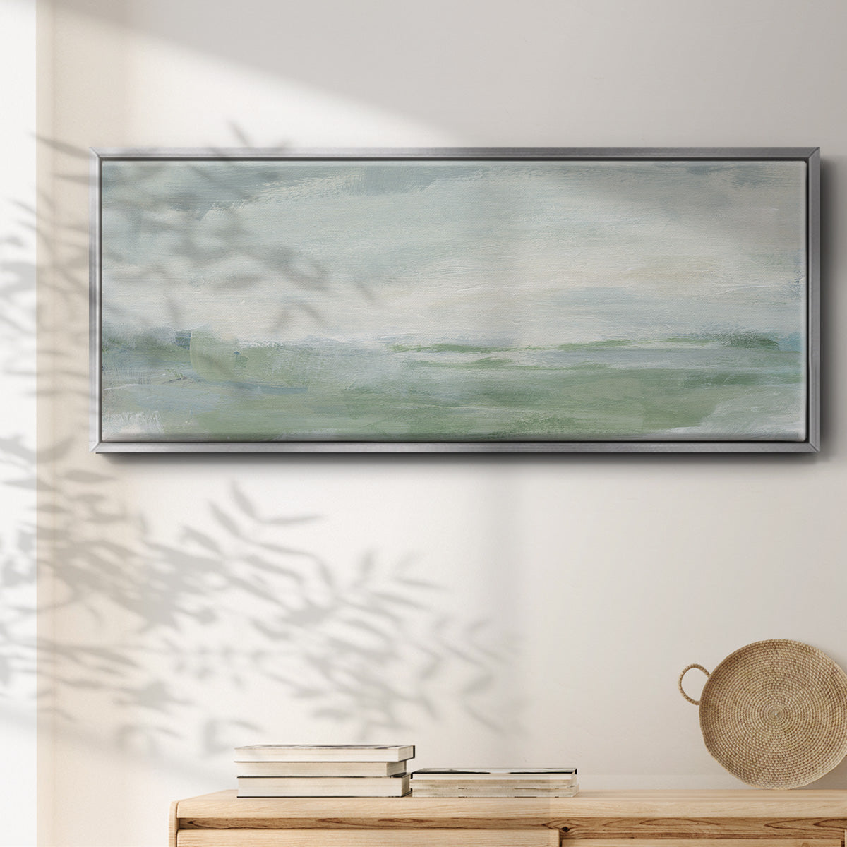Coastal II - Floater Framed Canvas Print