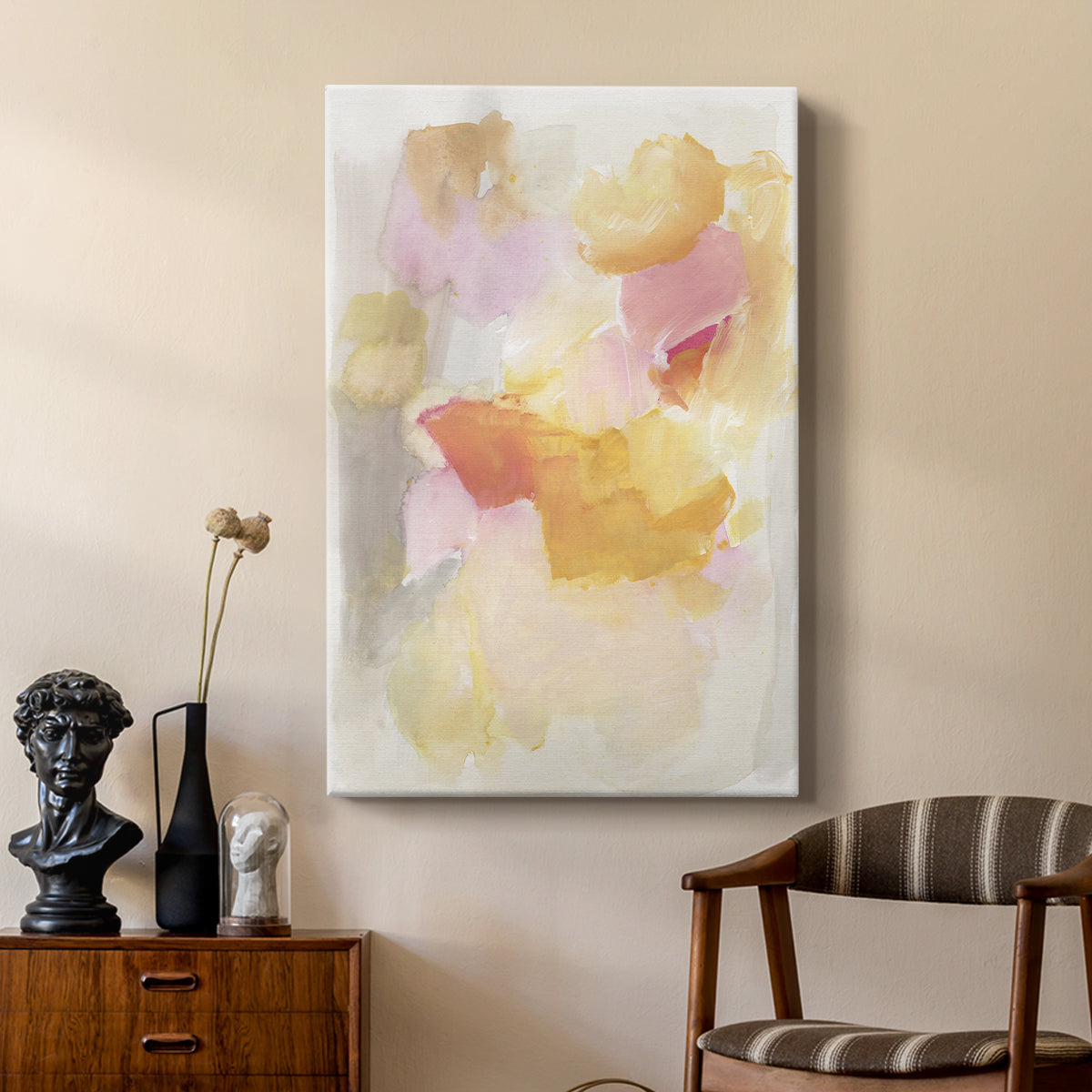 Warm Petals I - Canvas Art Print