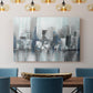 Cityscape in Blues - Canvas Art Print
