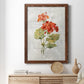 Linen Geranium - Premium Canvas Framed in Barnwood - Ready to Hang