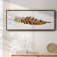 Tail Feather I - Floater Framed Canvas Print