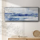 Soft Ocean Waters II - Floater Framed Canvas Print
