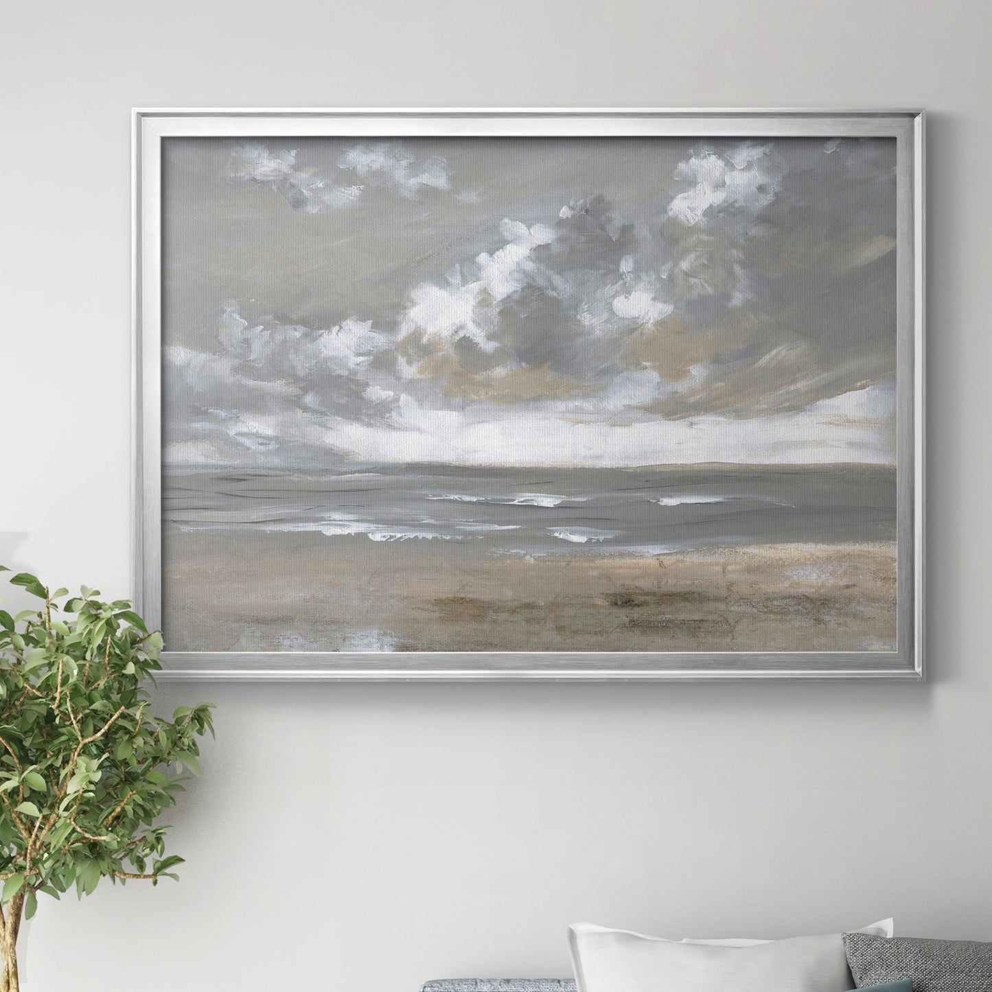 Windswept - Modern Framed Canvas Print