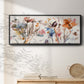Pop Garden - Floater Framed Canvas Print
