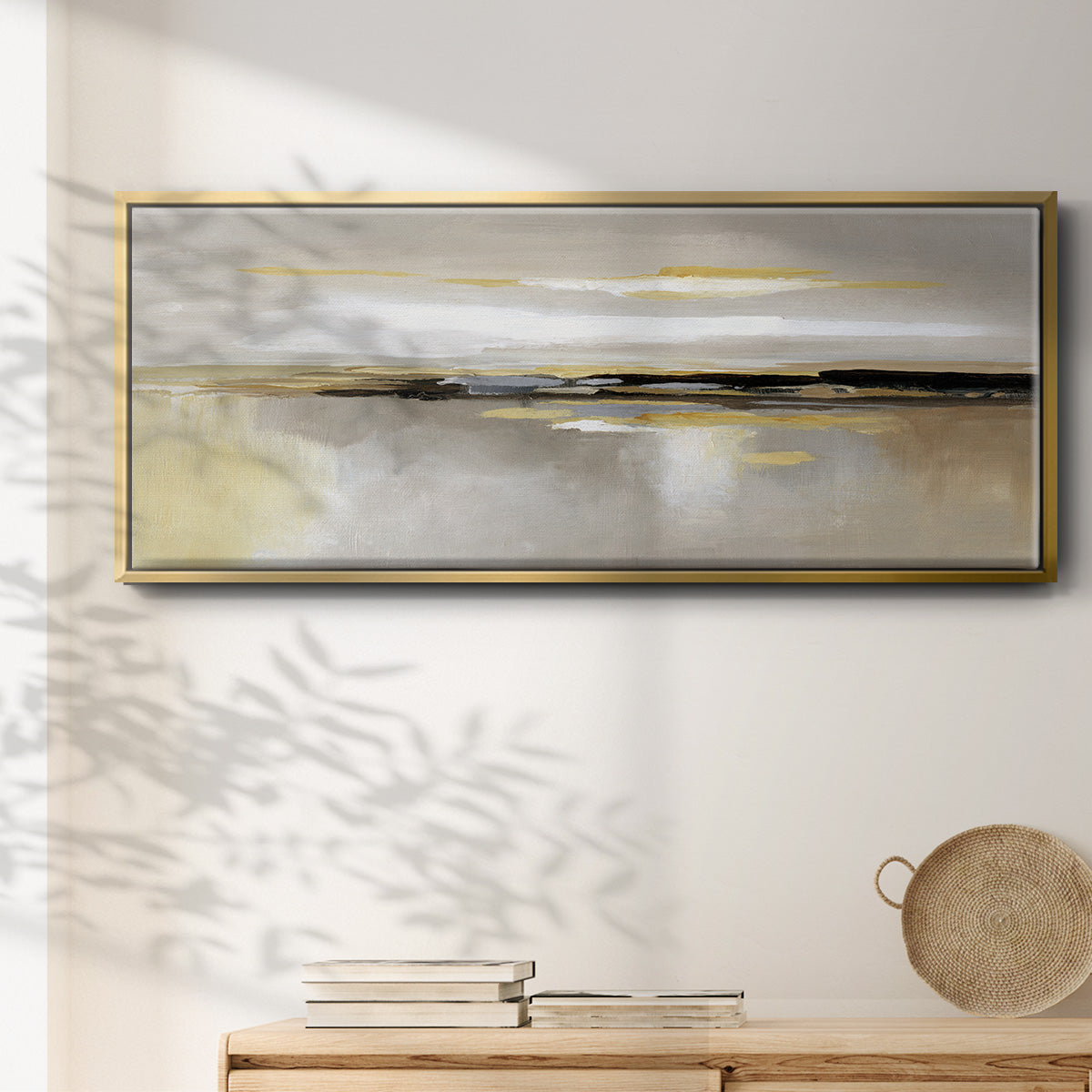 Silver Lining - Floater Framed Canvas Print