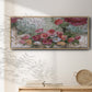 Contained Blooms - Floater Framed Canvas Print