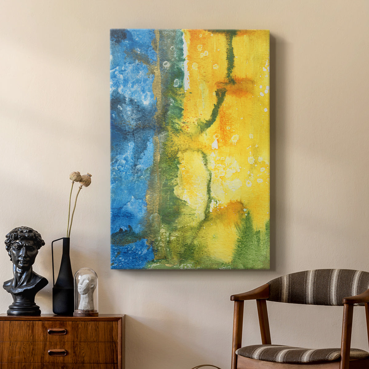 Aquatic Energy I - Canvas Art Print