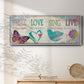 Dance Love Sing - Floater Framed Canvas Print