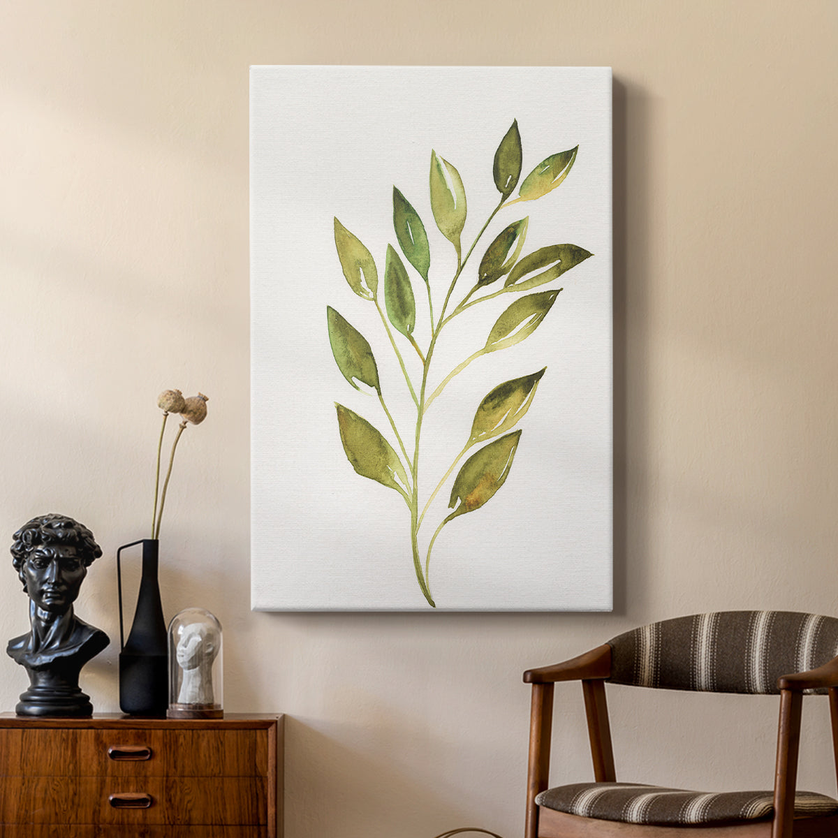 Single Twig I - Canvas Art Print