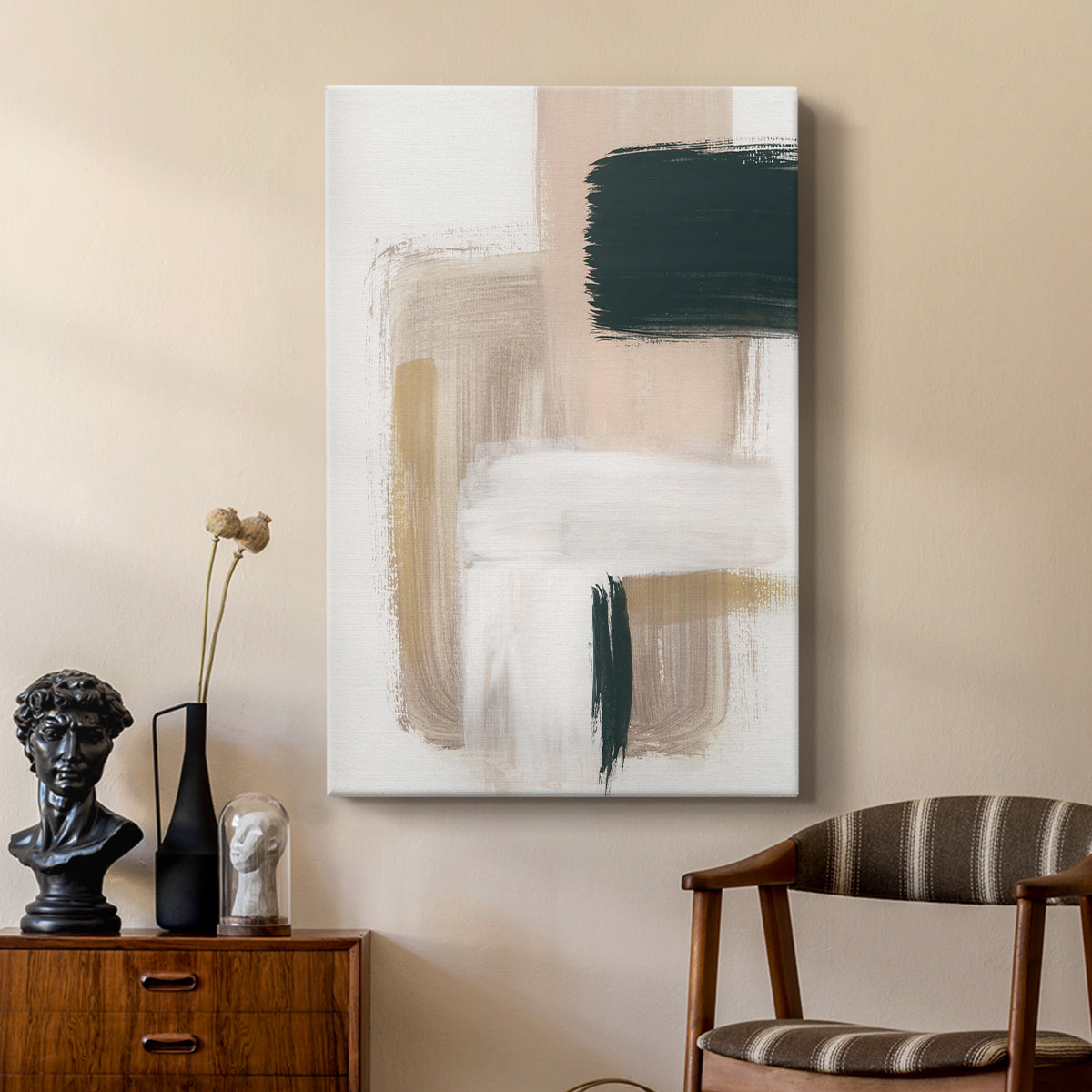 Marble Block Symmetry I - Canvas Art Print
