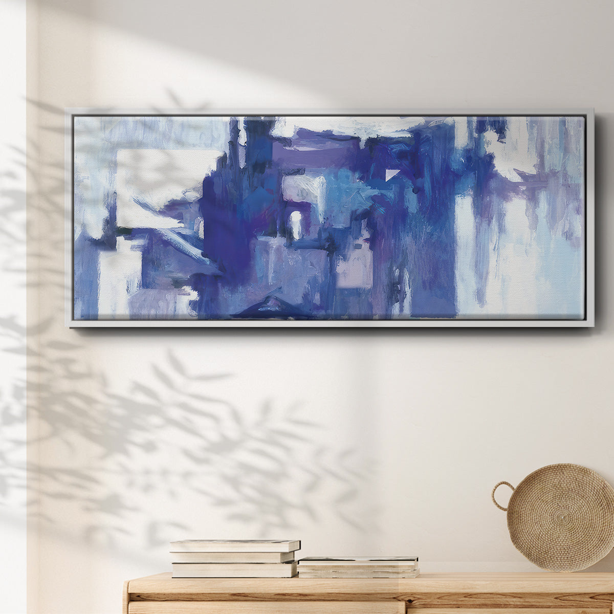 City Walk - Floater Framed Canvas Print
