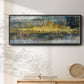 Frequency - Floater Framed Canvas Print