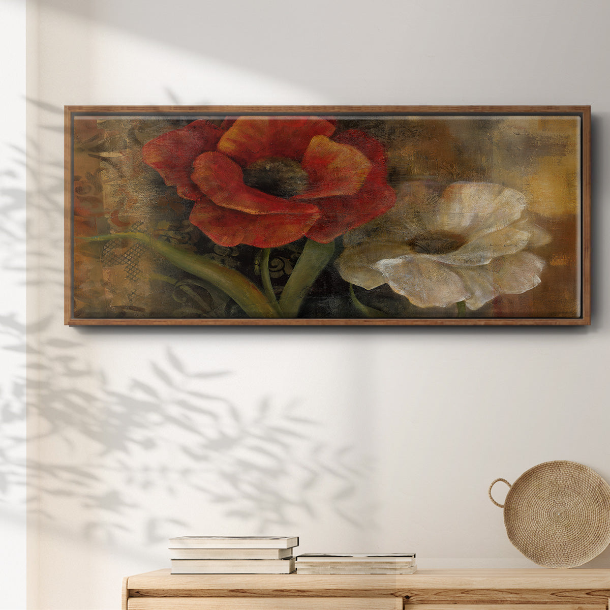 Perfect Pair I - Floater Framed Canvas Print