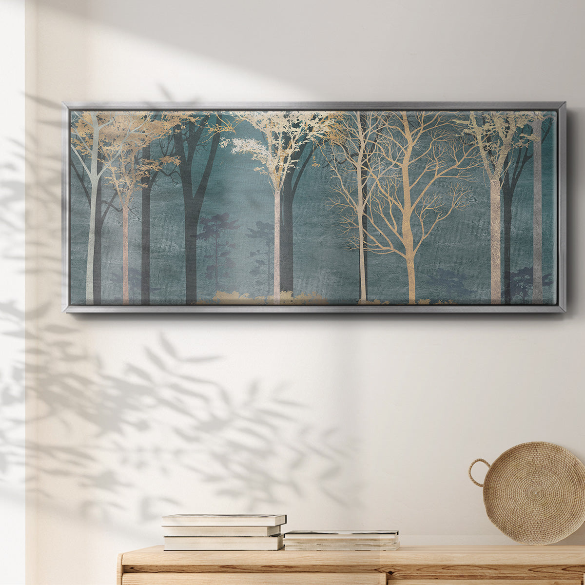 Into the Woods - Floater Framed Canvas Print
