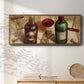 Wine Pairing - Floater Framed Canvas Print