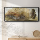Gold on the Rise I  - Floater Framed Canvas Print