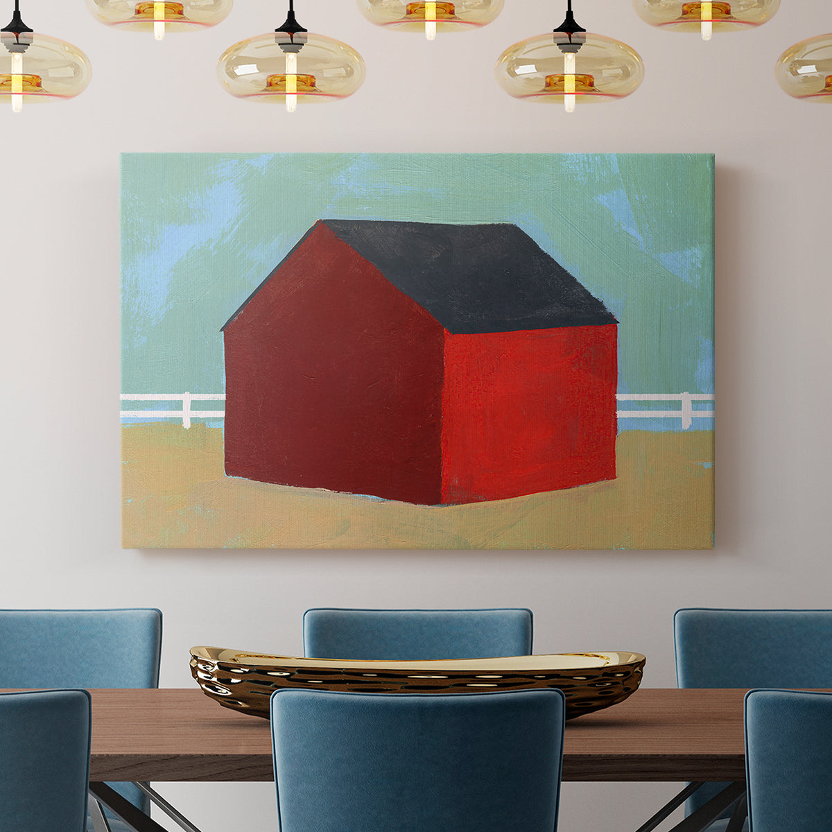 Big Red One IV - Canvas Art Print