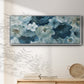 Blue on Blue - Floater Framed Canvas Print