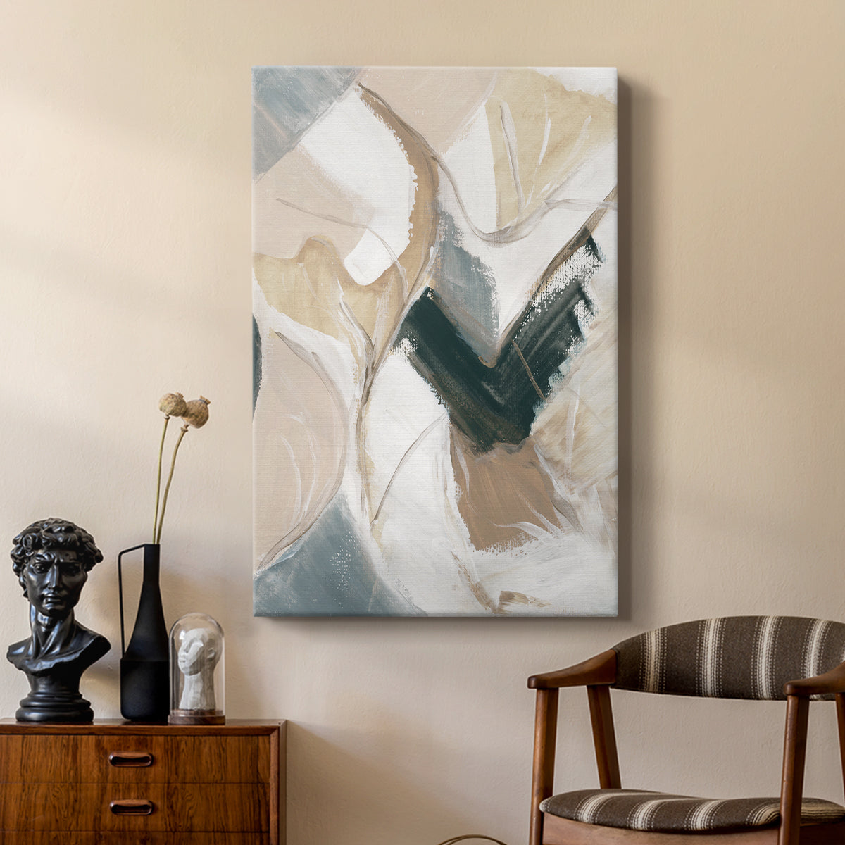 Marble Lines II - Canvas Art Print