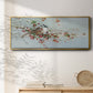 Woodpecker in Winter - Floater Framed Canvas Print