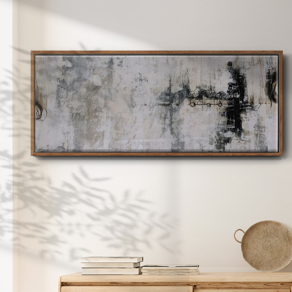 Icarus - Floater Framed Canvas Print