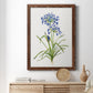 Blue Lively Botanical I - Premium Canvas Framed in Barnwood - Ready to Hang