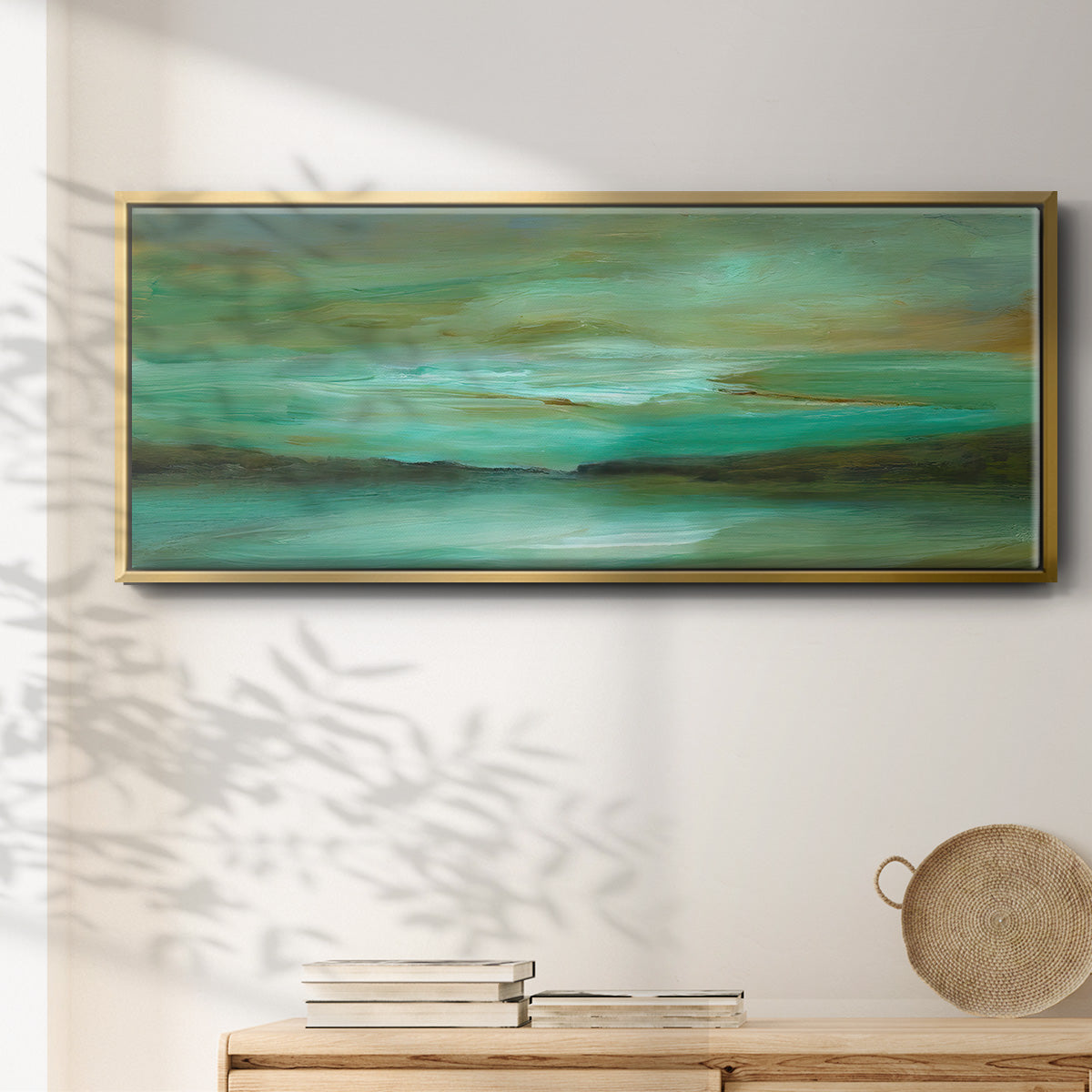 Hidden Cove - Floater Framed Canvas Print