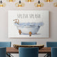 Splish Splash - Canvas Art Print