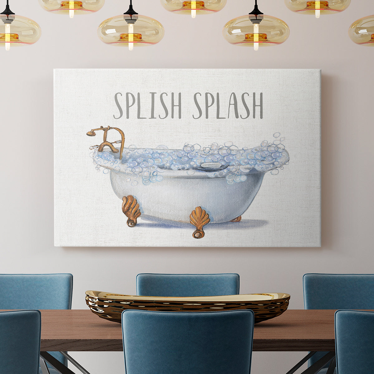 Splish Splash - Canvas Art Print