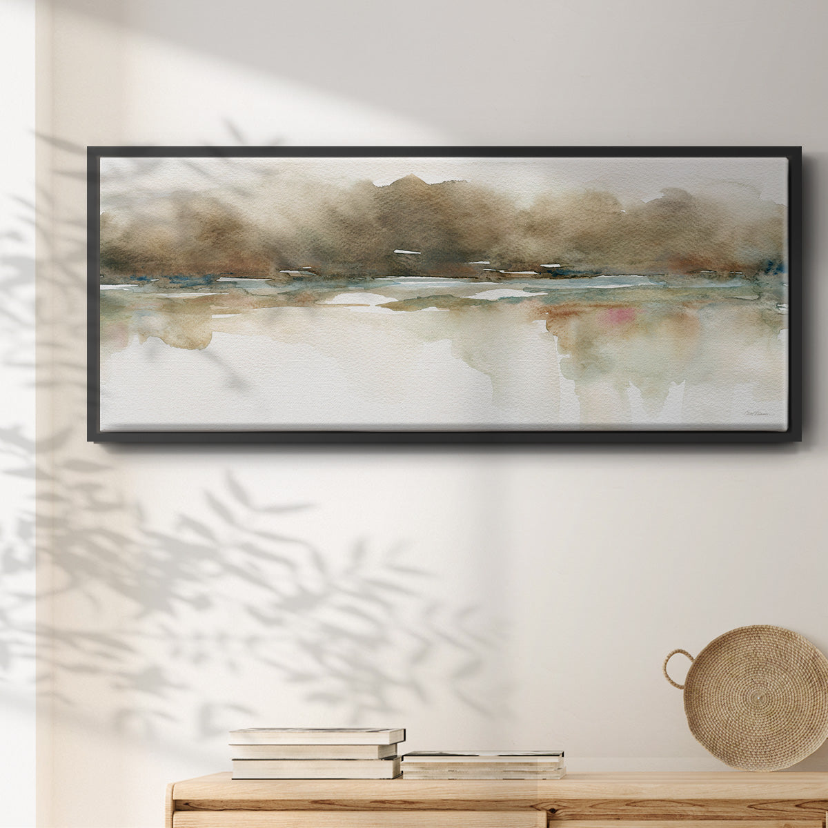 Softer Reflections - Floater Framed Canvas Print